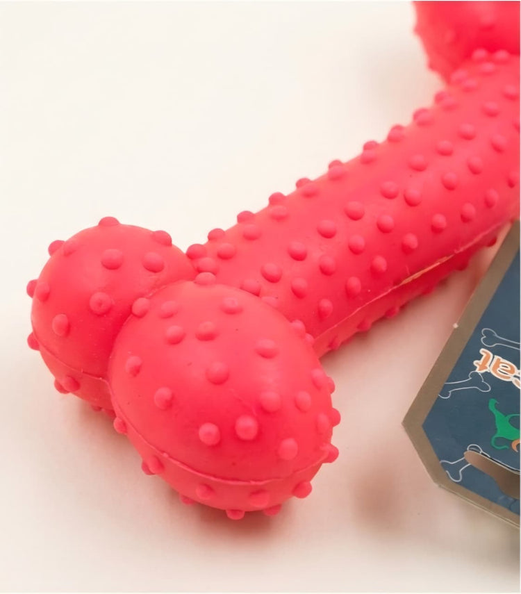 Rubber Dog Chew Bone Toy  