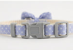 Blue Bow Tie Pet Collar