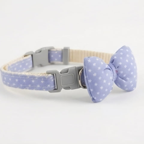 Blue Bow Tie Pet Collar