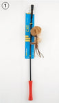 Cat Teaser Wand Toy Ball with Feather