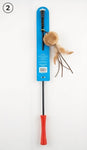 Cat Teaser Wand Toy Ball with Feather