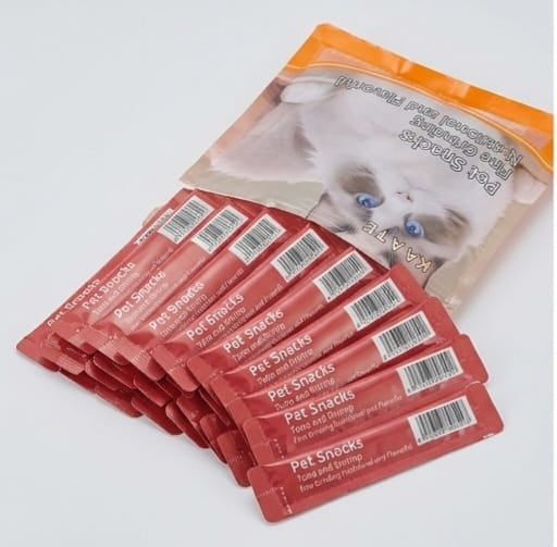 Tuna & Shrimp Cat Treats – Premium Liquid Snack Sticks (15 PCS)