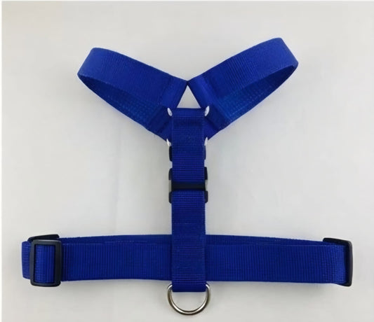Adjustable Pet Harness & Leash Set – Classic Blue