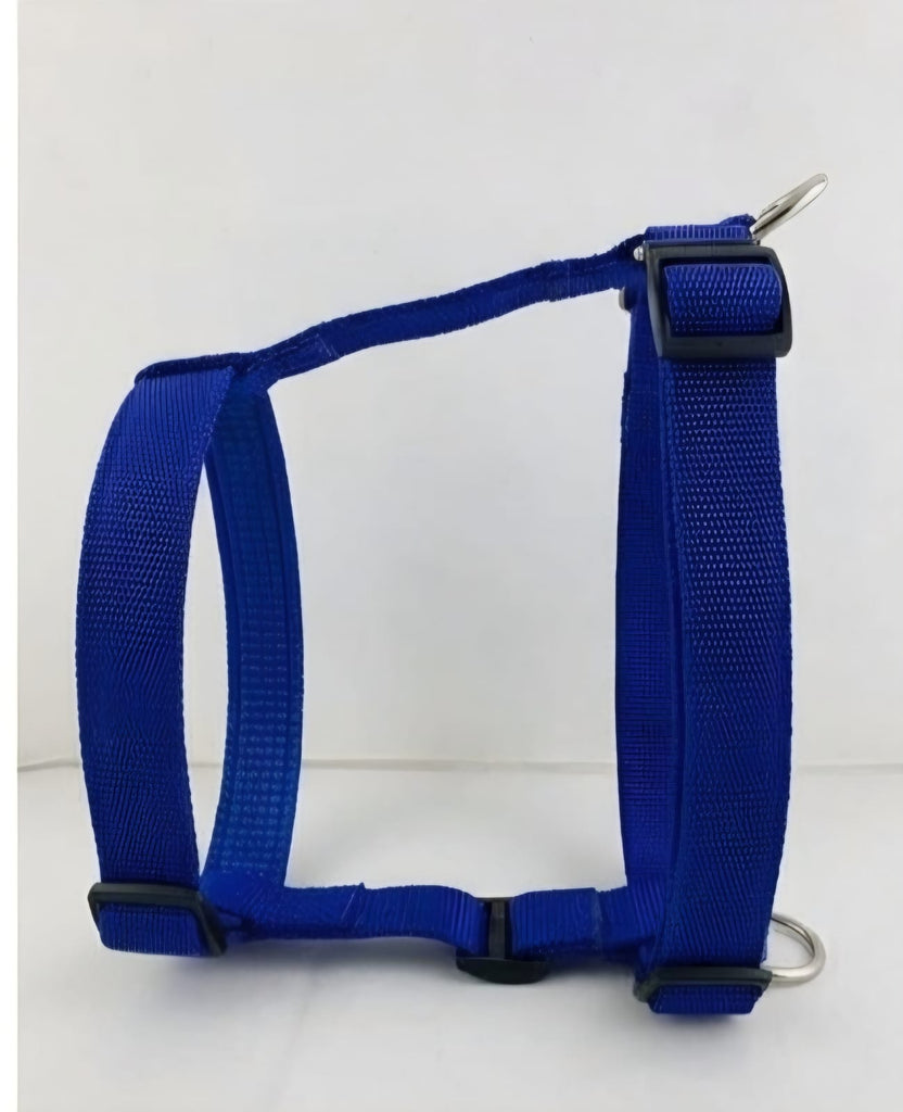 Adjustable Pet Harness & Leash Set – Classic Blue