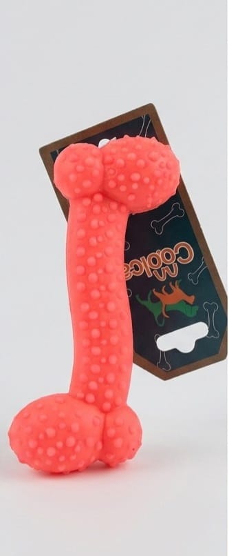 Rubber Dog Chew Toy – Dental & Grip Training Bone