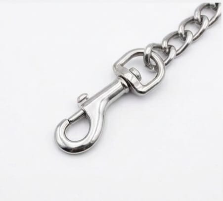 Metal Chain Dog Leash with Handle