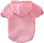 Premium Soft Cotton Pet Hoodie ( pink )