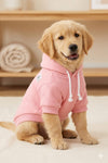 Premium Soft Cotton Pet Hoodie ( pink )