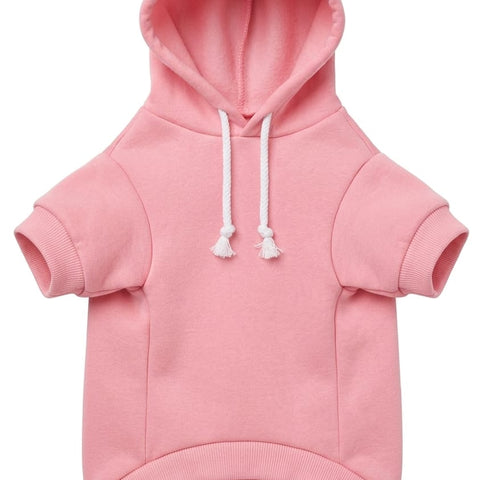 Premium Soft Cotton Pet Hoodie ( pink )