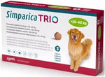 Simparica TRIO Chewable Tablets for Dogs (>20-40 kg)