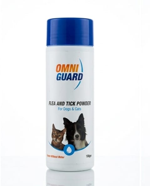 Omni Guard Anti-Flea & Tick Treatment Powder for Dogs & Cats