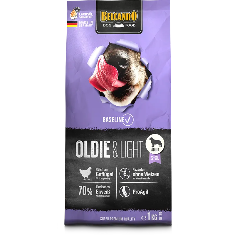 Belcando Baseline Oldie & Light Adult Dogs 1kg