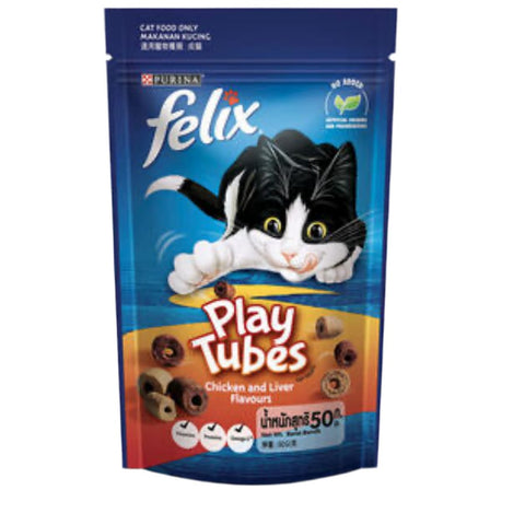 Purina Felix Play Tubes – Chicken and Liver Flavours
