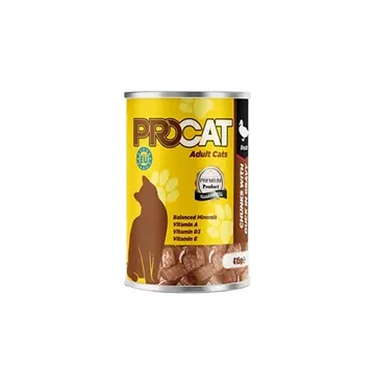 Pro Cat Wet Food For Adult in Chunks in Gravy 415G