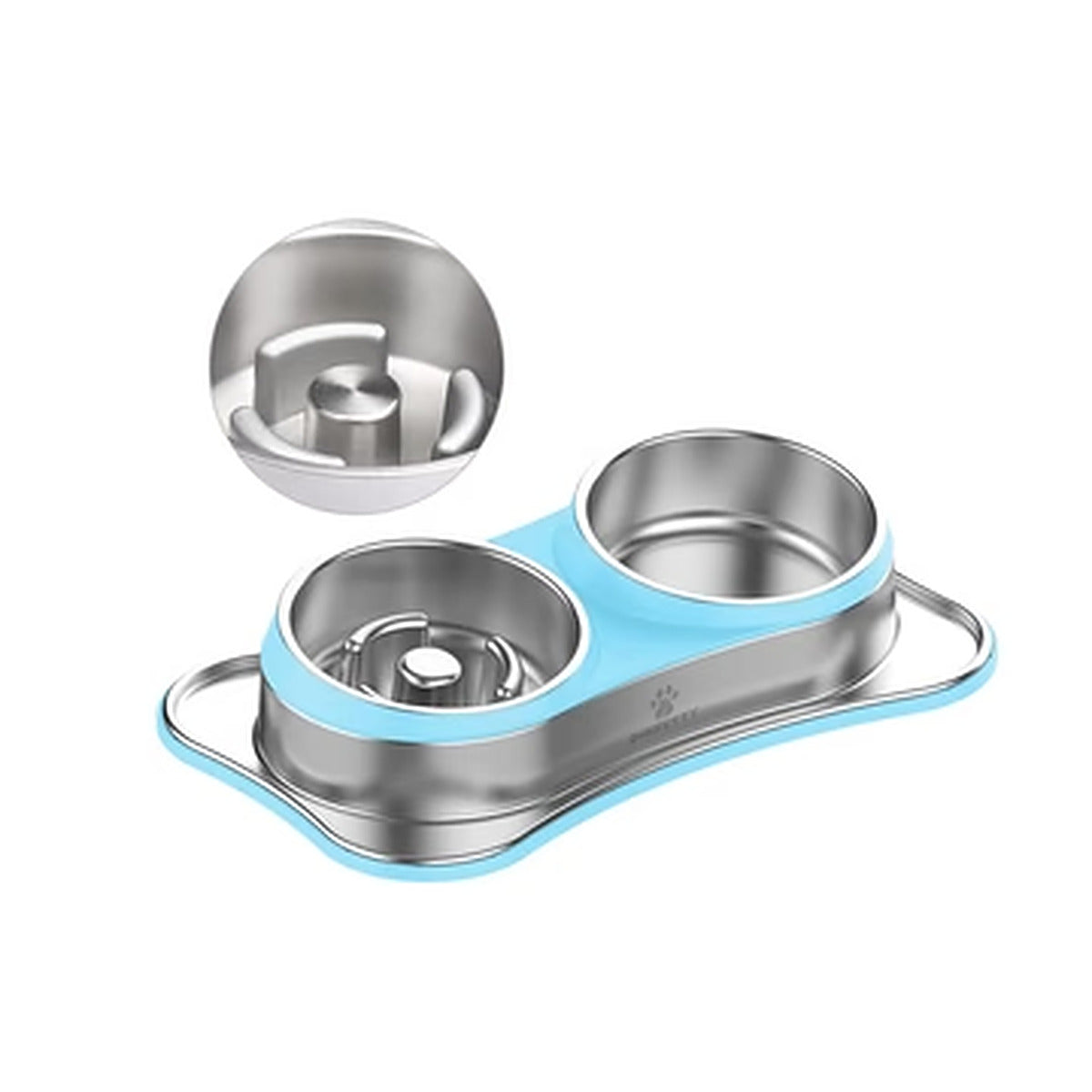 Double Pet Bowl Set – 2-in-1 Food & Water Feeder for Cats and Dogs