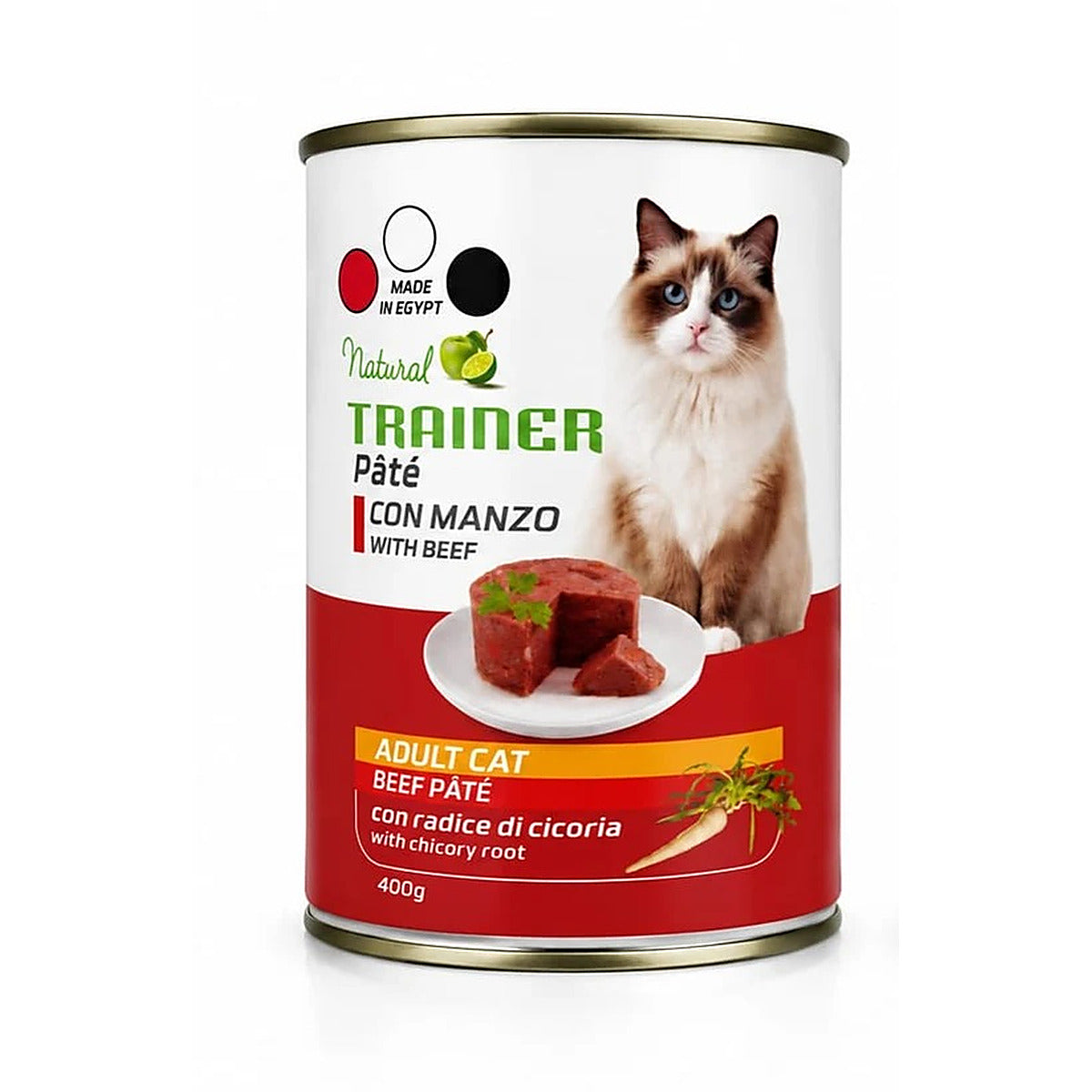 Natural Trainer طعام رطب للقطط البالغة بجذر الهندباء - 400 جرام