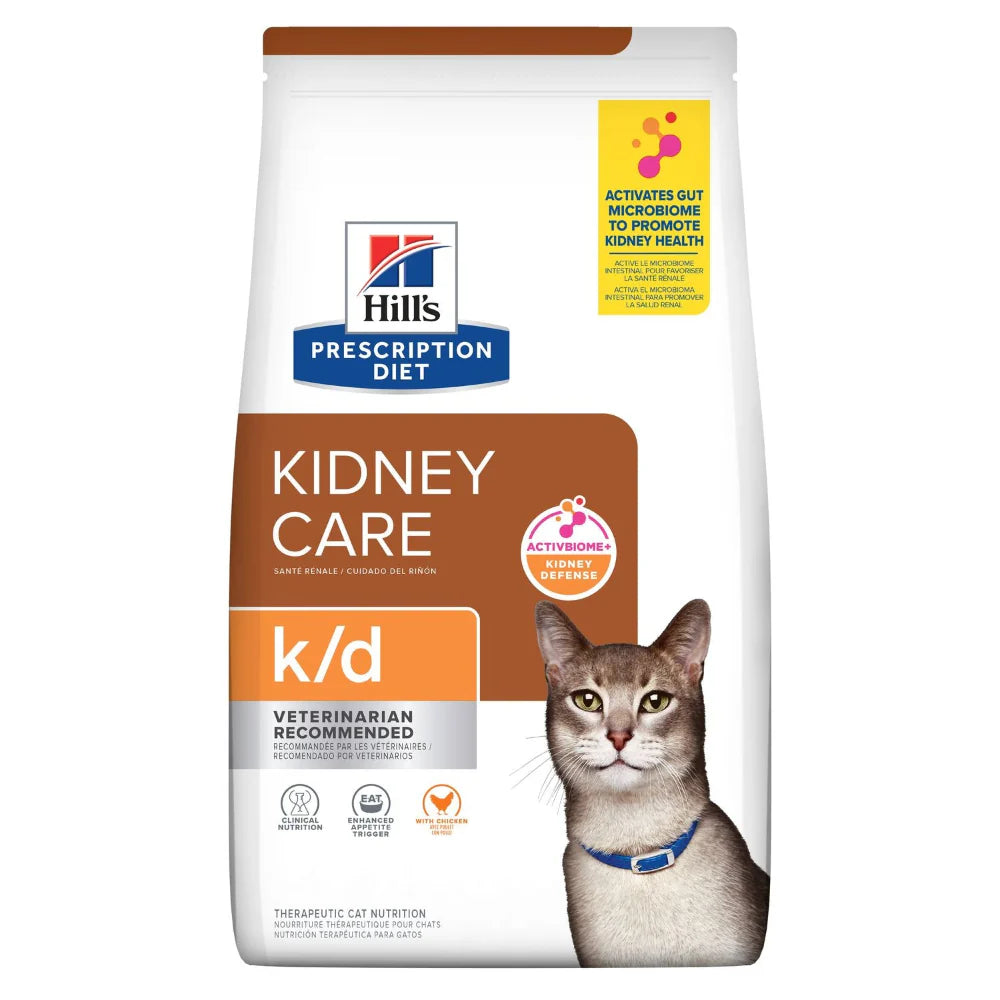 Hill's Veterinary K/D Kidney Care Dry Cat Food with Chicken 1.5kg