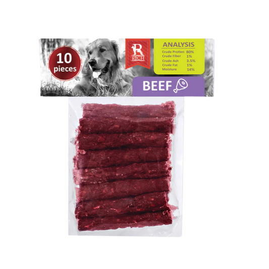 Rich Rawhide Treat For Adult Dogs Beef