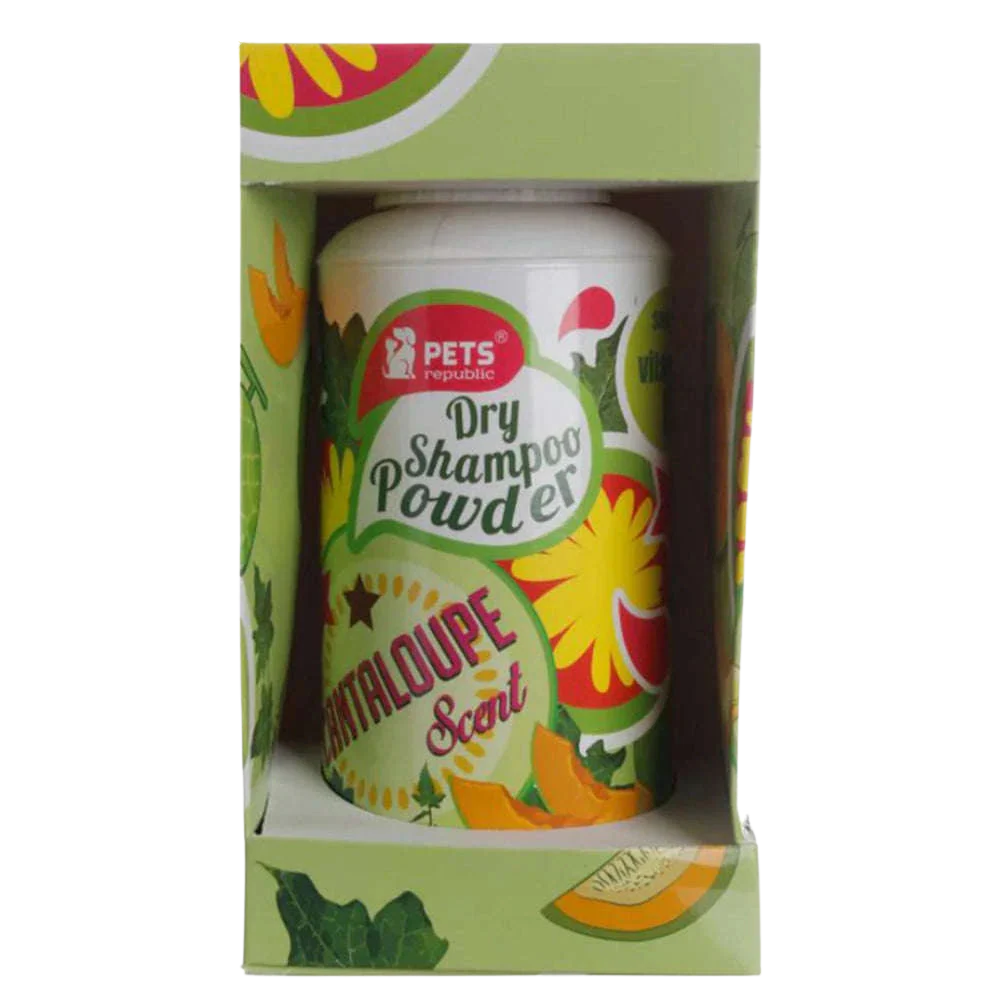 Pets Republic Dry Powder Shampoo Cantaloupe 500g