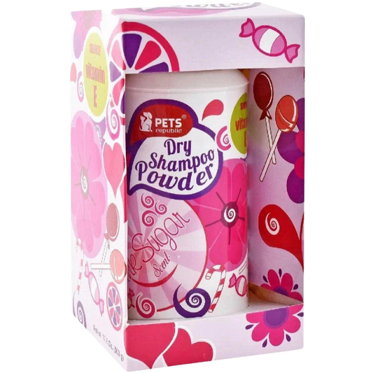 Pets Republic Dry Powder Shampoo Pink Sugar 500 g