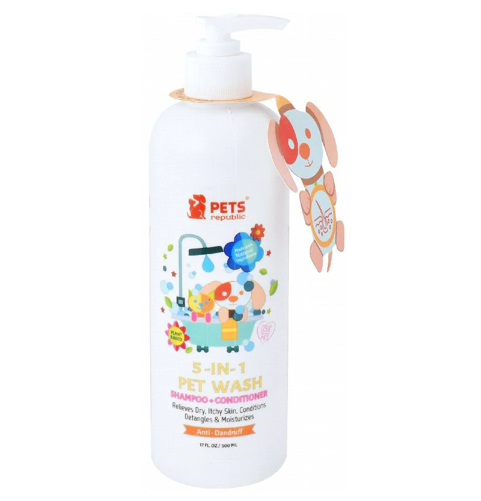 5in1 Anti Dandruff Shampoo And Conditioner baby scent 500 ml