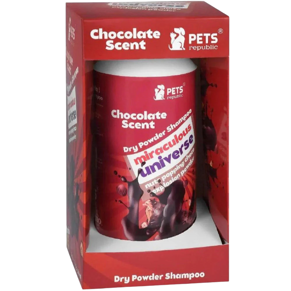 Pets Republic Dry Powder Shampoo Chocolate 500g