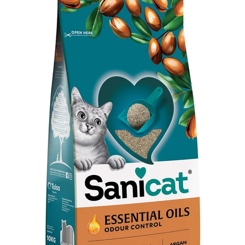 Sanicat Ultra Clumping Oils Argan 10 Kg
