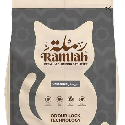 Ramlah Premium Clumping Unscented Cat Litter 5Kg